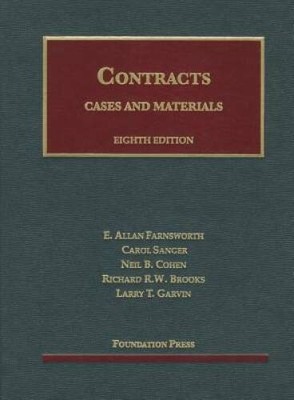 Cases and Materials on Contracts (University Casebook Series) - VERY GOOD