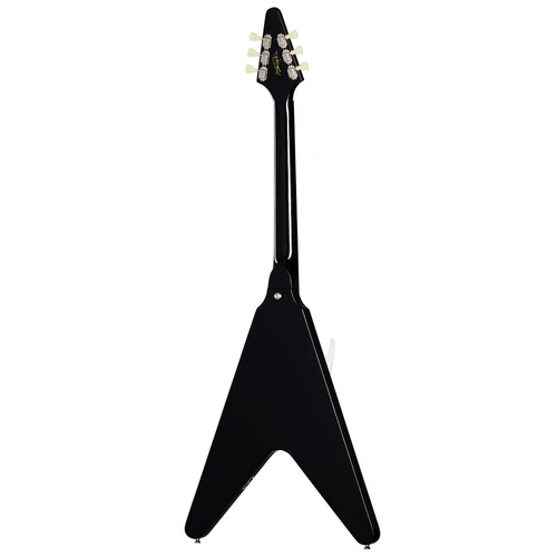 Epiphone Jimi Hendrix Love Drops Flying V Ebony LEFT Jimi Hendrix Left Hand Mode