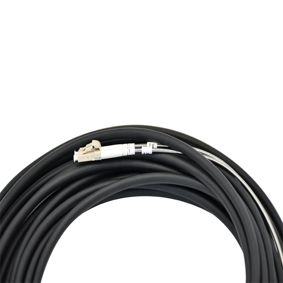 80m Outdoor Waterproof Fiber Patch Cord Steel Armored LC-LC MM OM2 Fiber Cable - Image 4 of 4