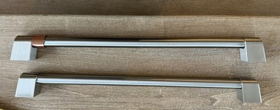GE CAFE BRUSHED Stainless Handle KIT FOR 30  WALL OVEN / Microwave Combo