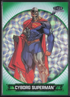 Cyborg Superman 2025 Fleer Brilliants Superman #69 Green Kryptonite /499