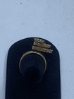 13k Gold Double Heart Spin Cz Size 6 1/2 Ring 5.4g — photo 6