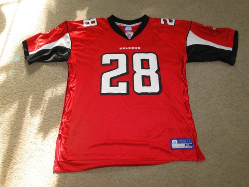 ATLANTA FALCONS # 28 WARRICK DUNN REEBOK JERSEYADULT SIZE XL NICE JERSEY