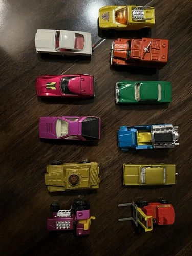 Matchbox Diecast Ford Mustang Car with other vintage cars and Collector's Case