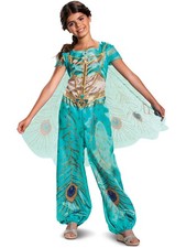 Girl's Disney Princess Jasmine Classic Teal Costume Toddler 3-4T
