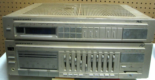 Vintage MARANTZ STEREO TUNER ST170AV +  AMPLIFIER PM170AV.. Powers up/ Lights up