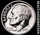 1963 Roosevelt Dime- Silver Choice Gem Proof Luster No Reserve #i7431