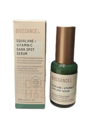 Biossance Squalan + Vitamin C Dunkle Flecken Serum 29.6ml Lebensgroß Neu