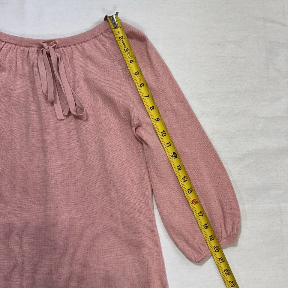 Juicy Couture Cardigan Women's Size S Pink Cotton Linen Sweater - Image 4 of 4