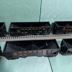 Lot of six Marx Lehigh Valley Coal Hoppers Mixed Trucks yellow and orange pics — photo 6