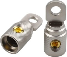 2PCS 0GA Wire GA Reducer for Car Stereo Audio AWG Pin Power Ground Wire Reducer