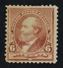 CKStamps: US Stamps Collection Scott#224 6c Garfield Unused NG Small Thin