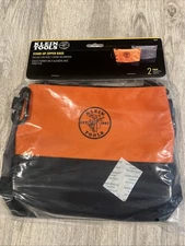 Klein Tools 55470 Canvas Stand-Up Zipper Bags 2-Pack