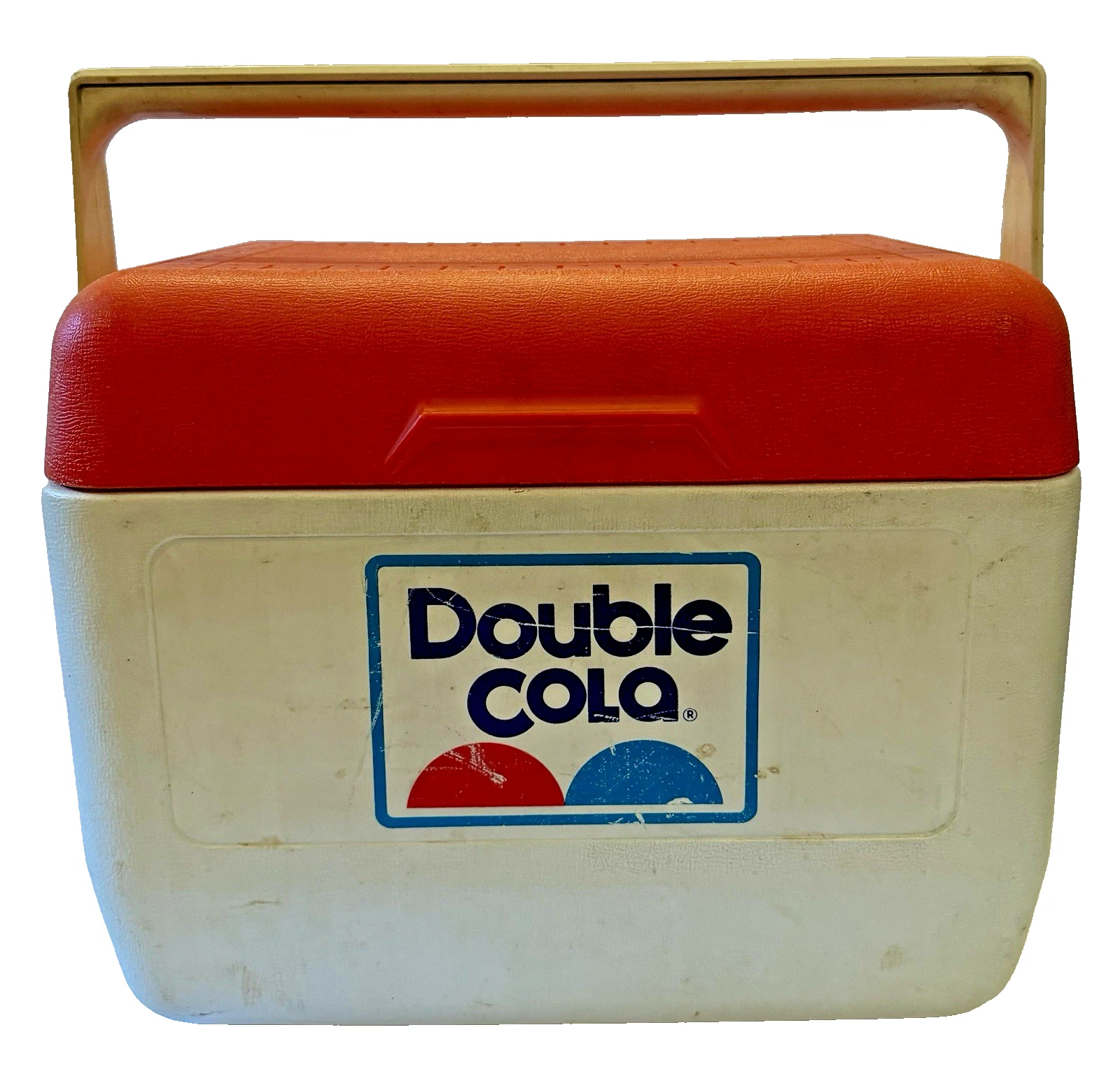 Vintage Double Cola Plastic Lunch Cooler