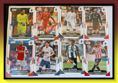 21-22 Panini Premier League Score - Complete Team Base Sets of 10 - Pick ur Team