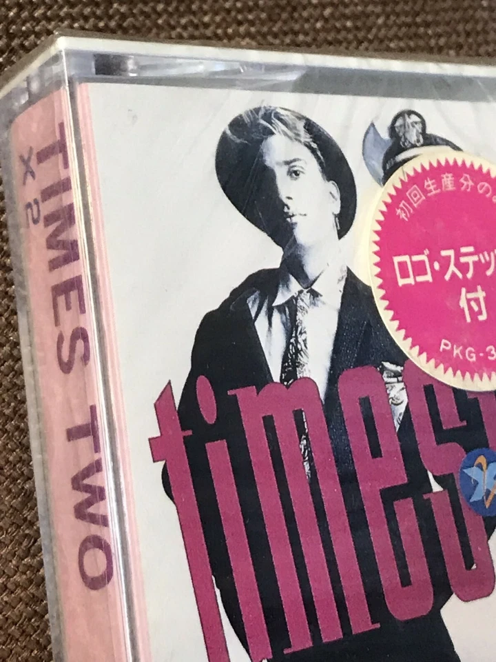 Sealed TIMES TWO X2 JAPAN CASSETTE PKG-3370 w/PROMO STICKER 1988 issue Free S&H - Image 3 of 4