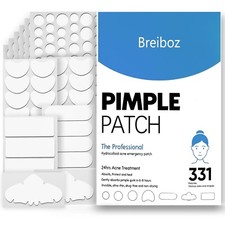 Acne Pimple Patches - 331 Hydrocolloid, 7 Sizes, Invisible, Tea Tree  Salicylic