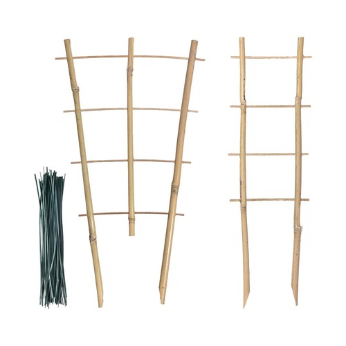 Mini Bamboo Trellis 6 Pcs Indoor Plant Trellis Pot Trellis With Twist Enjoyment