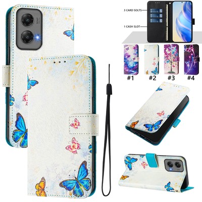 For Motorola Edge Plus 2023 Edge 40 Neo E20 Butterfly Pattern Leather Phone Case