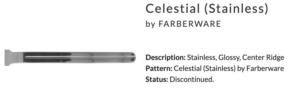 17 piezas de cubiertos de acero inoxidable celestial brillante cresta central cucharas tenedores Foto 4 de 4