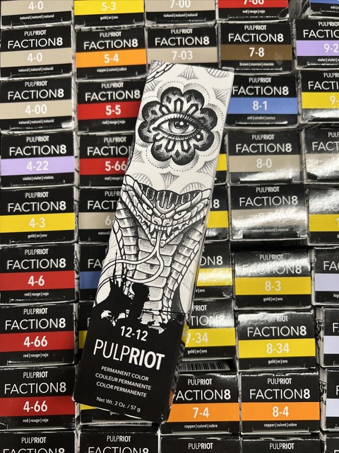Pulp Riot Faction8 Permanent Hair Color 7-66 Red 2 Oz for sale online ...