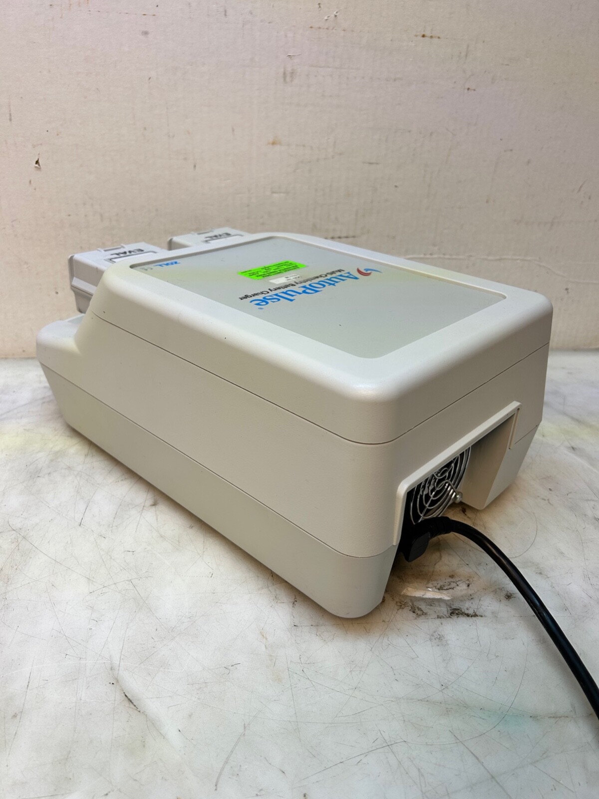 Zoll AutoPulse MultiChemistry Battery Charger W/2 Batteries & Power