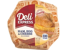 Hot to Go Ham and Cheese Egg Croissant, 4.4 Ounce -- 10 per Case.