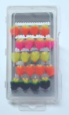 Fluorocarbon Asso Esche Soffici FABS (Foam Ass Blobs) Per Pesca A Mosca - Supersoft, Assortite Colori, Per Trota E Pesce Bianco Esche Supersoft FABS Per Mosca