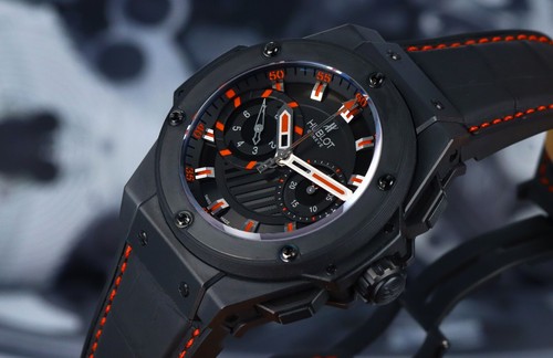 Hublot King Power Black Magic 48mm, LTD to 500 - Black Ceramic...