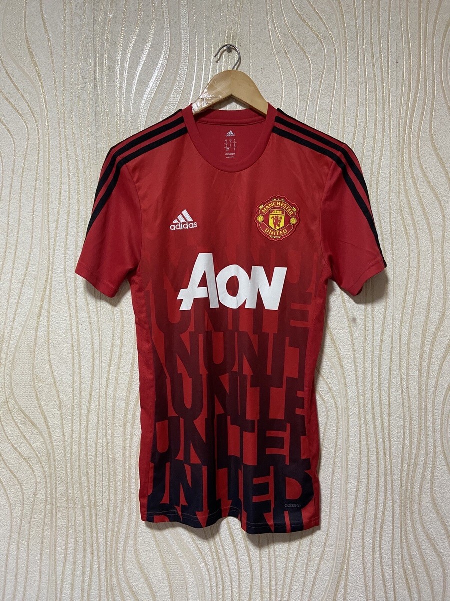 MANCHESTER UNITED PRE MATCH TRAINING FOOTBALL SHIRT SOCCER JERSEY