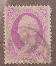 Scott 153 - 24 Cents Scott - Used - Nice Stamp - SCV - $225.00