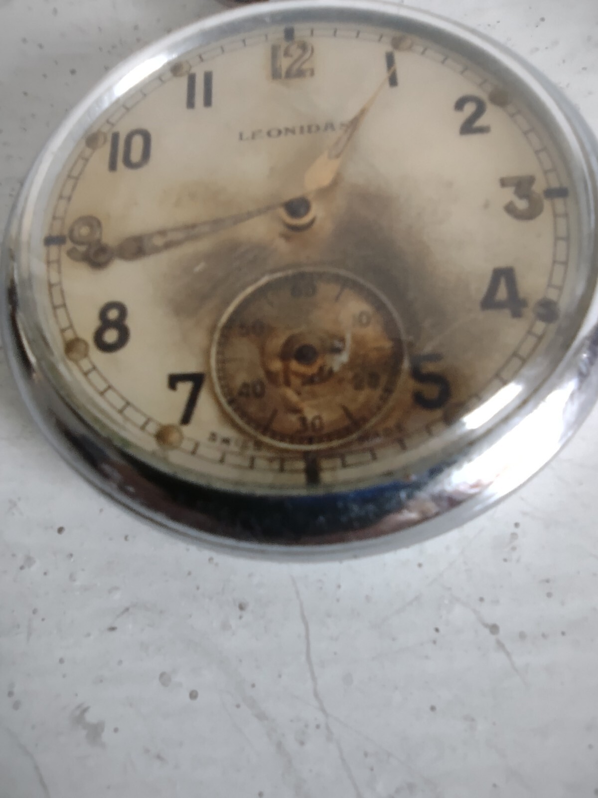 Working Automatic Leonidas WWll Military Pocket Watch eBay