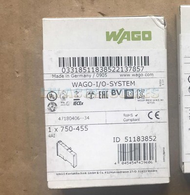 Mechanical timely industrial control 4-bit analog input PLC module 750-455 #A6-3