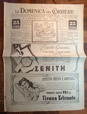 Pubblicita' Orologi Zenith -Anni 50 da La Domenica del Corriere-N.4340