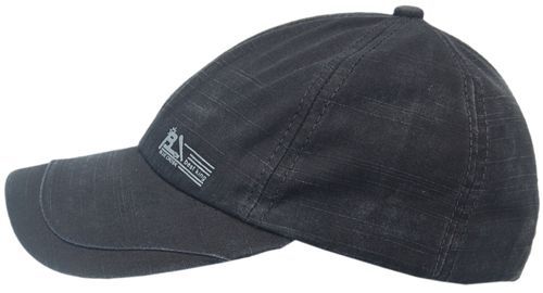 Cool4 Basic Jeans 6-Panel Basecap Schwarz Baseball Cap SBC19 - Picture 1 of 1