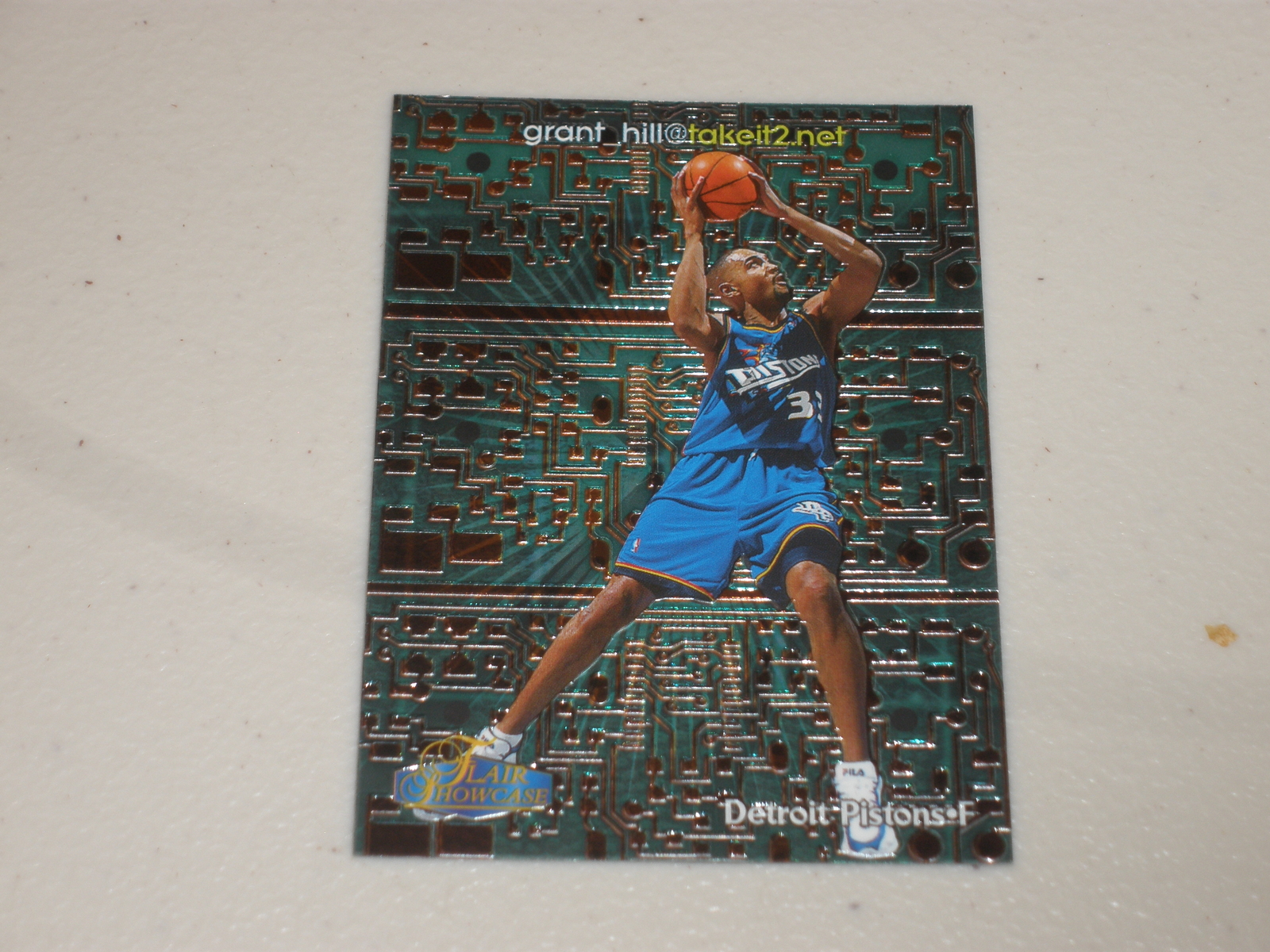 1998-99 Flair Showcase takeit2.net #4 Grant Hill 0564/1000