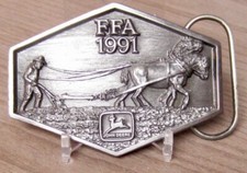 JOHN DEERE BELT BUCKLE FFA 1991 1 of 500