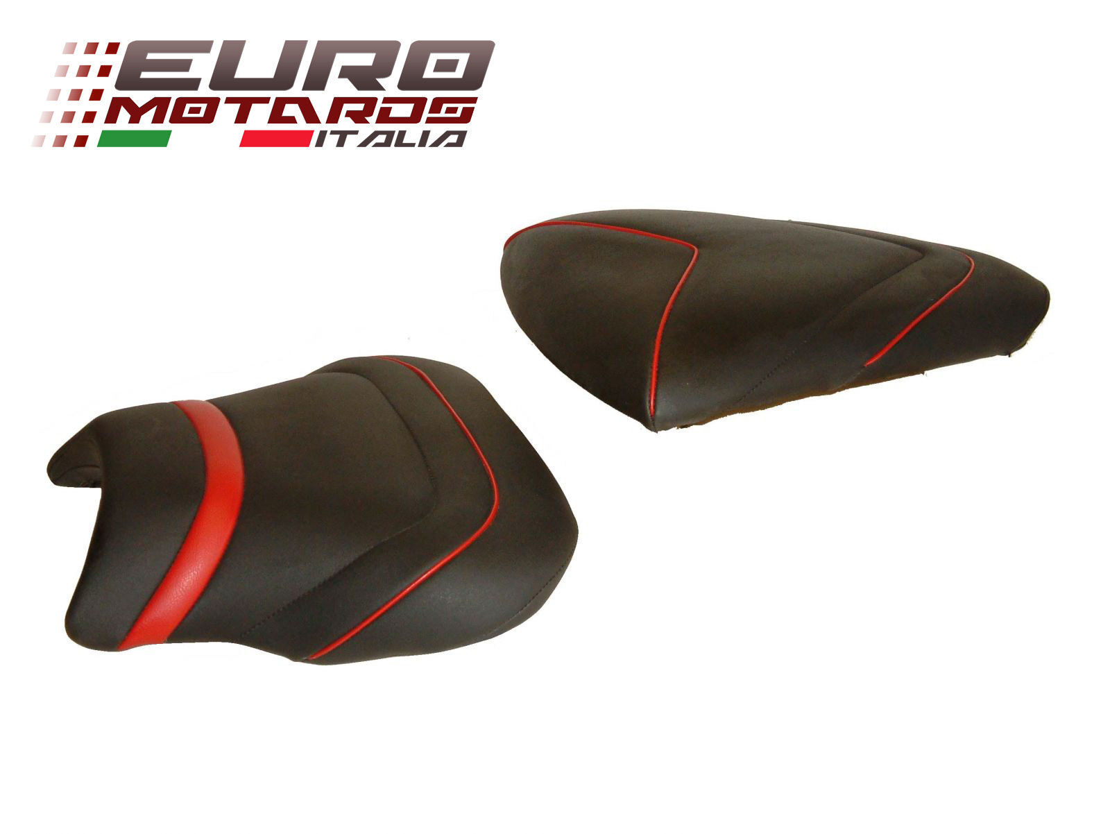 Housse de selle Top Sellerie pour Aprilia Tuono 2003-2005 en similicuir noir