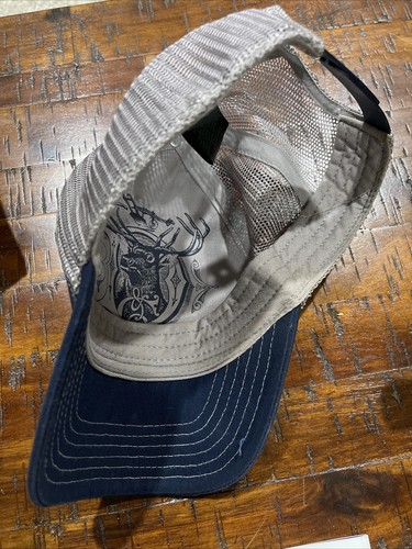 John Deere Cotton Twill Cap Navy, Weiß 70/30 Baumwolle/Poly Snapback Neu mit Etikett - Bild 2 von 4