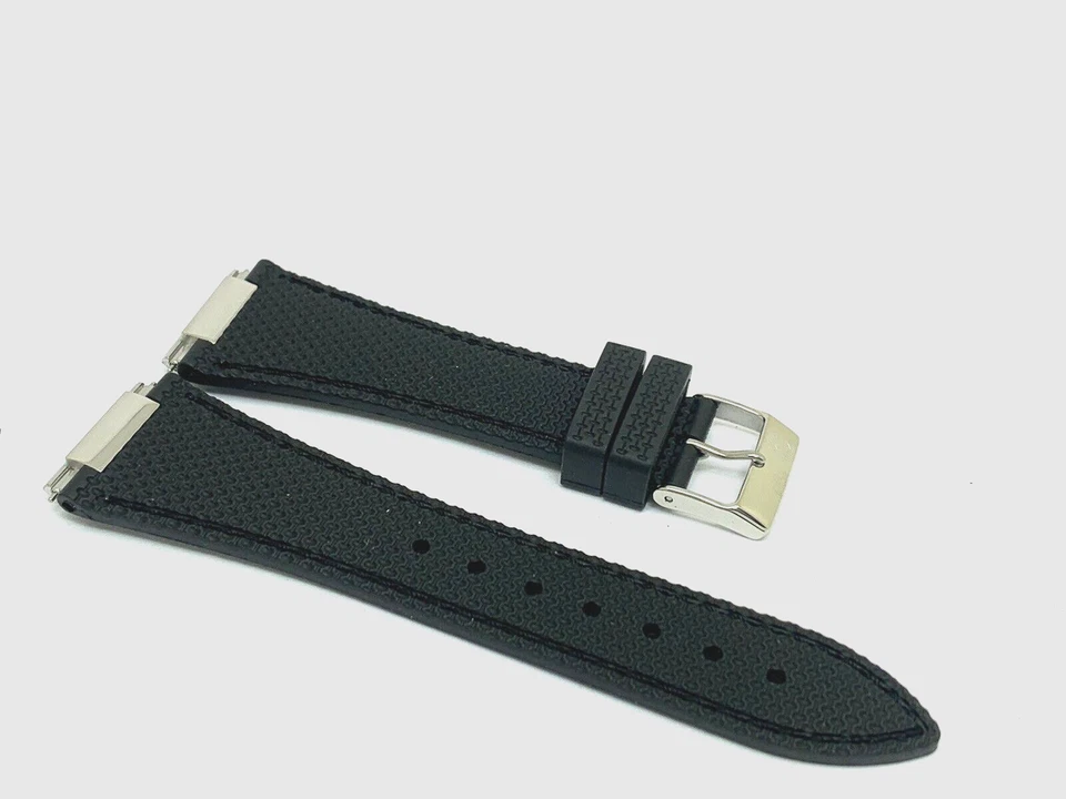 Reloj Hombre Frederique Constant FC-303S4NH6 Correa de Repuesto Correa de Goma Negra Foto 4 de 4