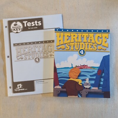 BJU Press Heritage Studies 4, Student Text & Answer Key (3rd Edition) History 4