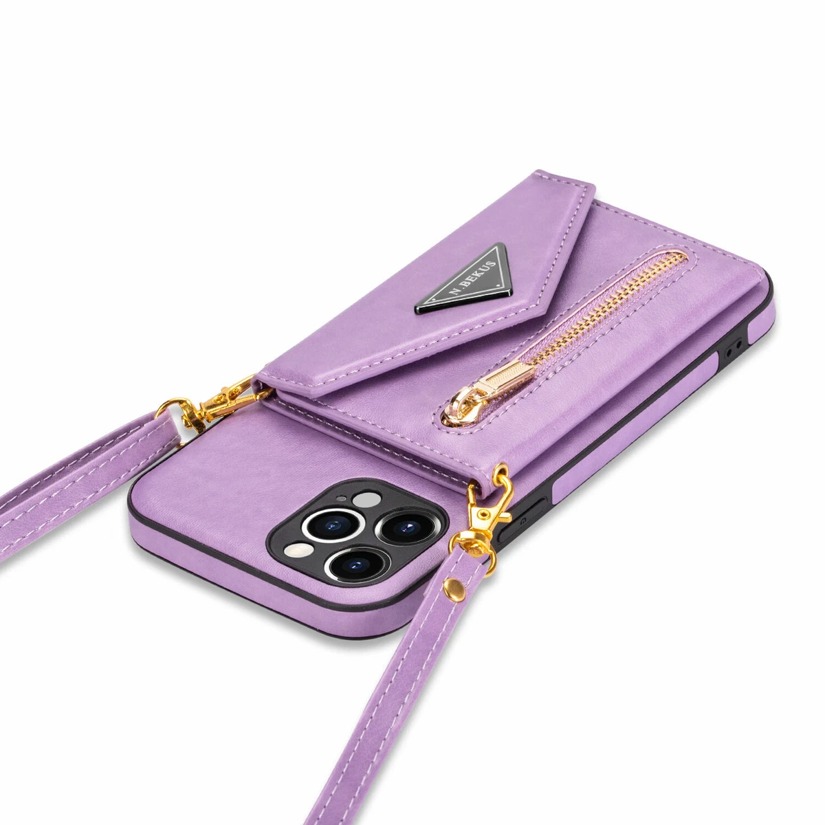 Luxury Wallet Crossbody Strap Card Case For iPhone 15 Pro Max 14 13 12 11  XS XR