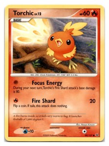 Torchic #99/127 Platinum Pokemon tcg
