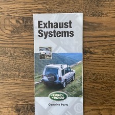 1998 Land Rover Range Discovery Freelander Exhaust Systems Parts Brochure 1998 Land Rover Range Discovery Freelander Exhaust Systems Parts Brochure