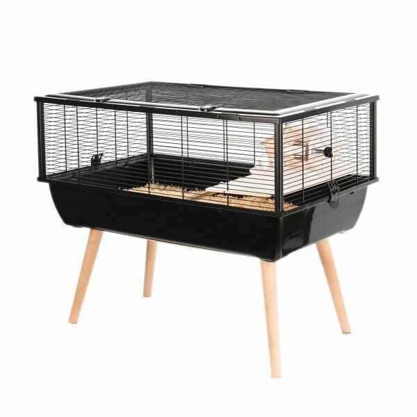 ZOLUX Neo Nigha Käfig für Nagetiere / Kleintierkäfig 78X48X36 cm H36 szwarz ZOLUX Neo Nigha Käfig für Nagetiere / Kleintierkäfig 78X48X36 cm H36 szwarz