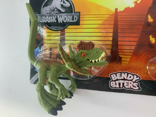 Jurassic World Bendy Biters Figure Pack - Dilophosaurus Stegosaurus - Picture 4 of 5
