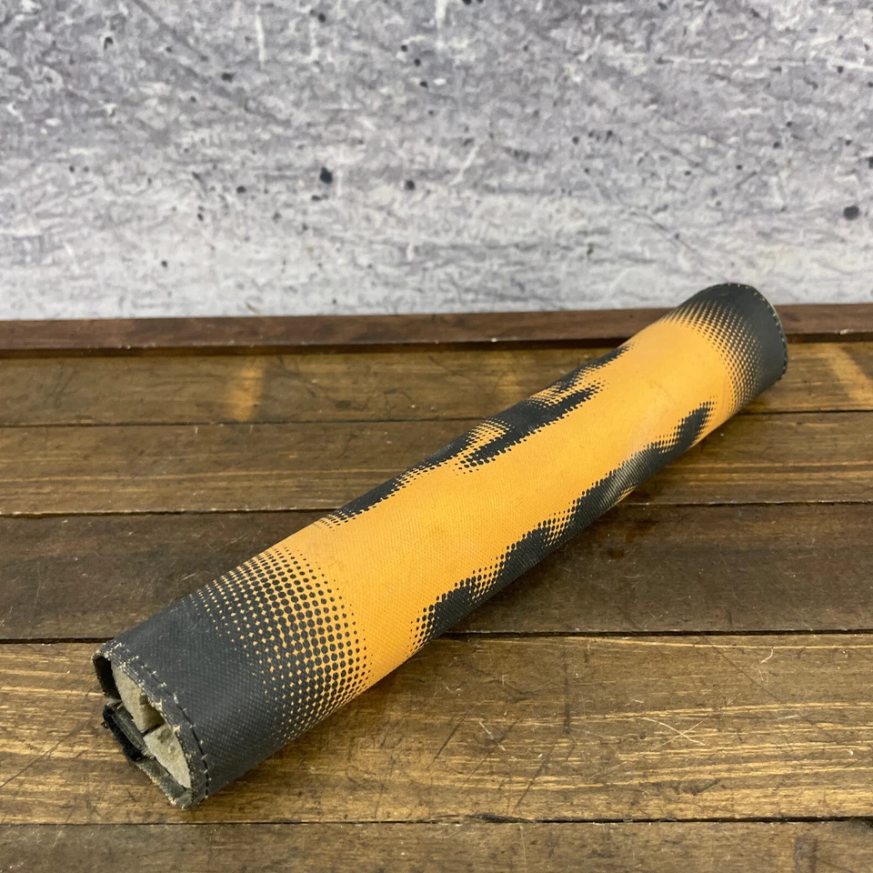 Vintage KTM Bar Pad Handlebar Old School BMX Motocross 11 in Orange Klunker - Image 3 of 4