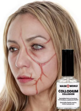Collodium Scar Fluid Professional Make Up Supplies Super Effect Scars LARP Halloween