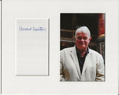 Howard Brenton Dramatiker Original Authentic Autogramm Unterschrift UACC RD COA