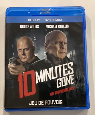10 Minutes Gone (Blu-ray + DVD, 2019, 2-Disc Set) Starring Bruce Willis 